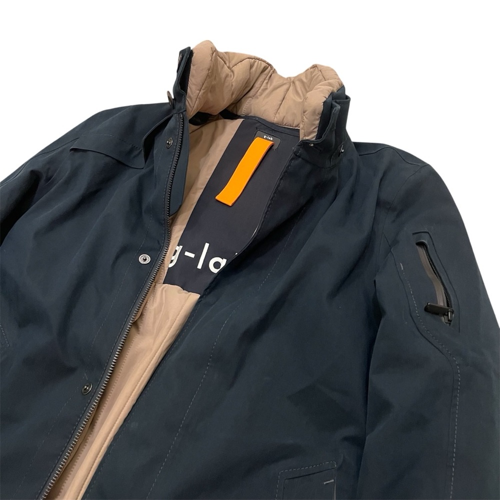 Elegant Dark Blue Women's Utility Jacket